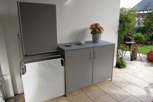FA55 Terrassensideboard mit Anbauwand