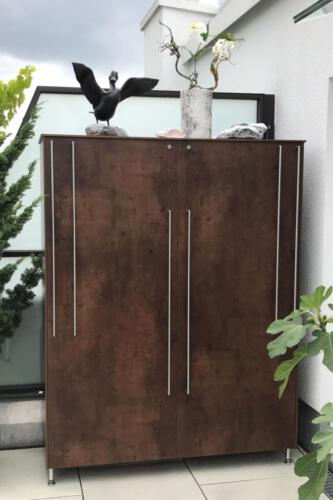 LA20 Terrassenschrank wetterfest mit 2 Türen