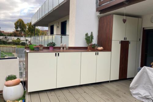 LC10 Terrassenschrank mit Sideboard