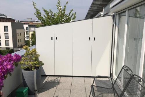 NA70 Terrassenschrankwand als Sichtschutzwand